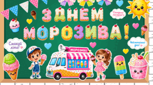 День морозива. Оформлення. Декор до Дня морозива.
