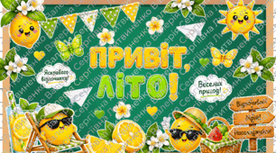 Привіт, літо! Оформлення на літо. Літній декор.