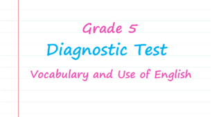 Prepare 5. Diagnostic test (A1/A1+)