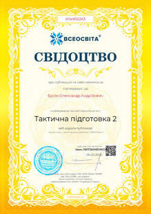  Свідотцтво