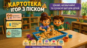 Картотека ігор з піском (цікаві, незвичайні та сучасні ідеї для дітей)