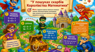 Квест з математики для 3 класу «У пошуках скарбів Королівства Математики».