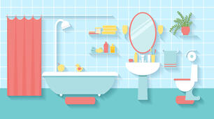 Match the Bathroom Words