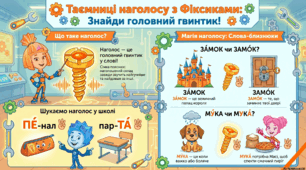 Наголос у словах. Наголошений склад. Спостереження за змінною значення слова залежно від наголосу.