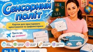 Сенсорний політ  (картки для просторового орієнтування та графомоторики)