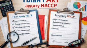 План та акт аудиту харчування за НАССР в закладі освіти, шаблон