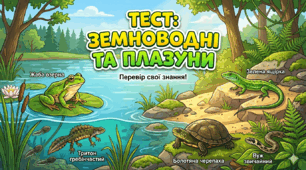   Земноводні та Плазуни