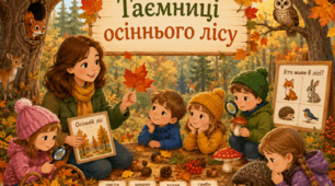 Конспект інтегрованого заняття:«Таємниці осіннього лісу «
