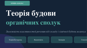Презентація "Теорія будови органічних сполук"
