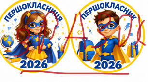 Медалі «Першокласниця 2026» та «Першокласник 2026»