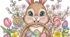 🥕🐇Розмальовка та малюнок "Зайчик"🐰🥕🥕