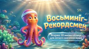 «Мнемотаблиця "Восьминіг-рекордсмен"»