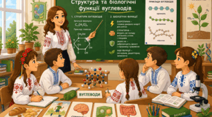 Структура та біологічні функції вуглеводів