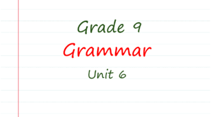 Prepare 9. Unit 6. Grammar