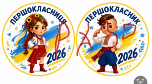 Медалі «Першокласниця 2026» та «Першокласник 2026»