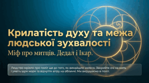 6 клас НУШ. Міф про митців. Дедал і Ікар. Презентація, інфографіка, робочий аркуш