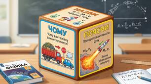 Кубик Блума "Імпульс тіла. Реактивний рух"