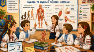 Особливості руху людини. Будова та функції м'язової системи