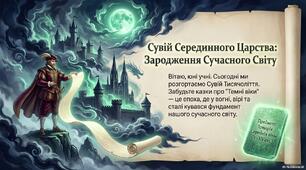 Презентація "Вступ: Середньовіччя як період розвитку людства. Періодизація."