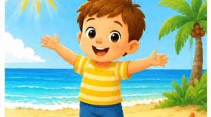 It Is Summer! Авторський вірш+картки. Англійська для дітей 4–6 років