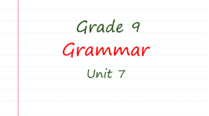 Prepare 9. Unit 7. Grammar