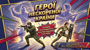 🇺🇦 Урок мужності: «Герої нескореної країни» (до Дня Збройних Сил України, 6 грудня)