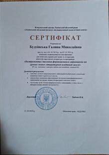  Інструменти і техніки формувального оцінювання на уроках мовно-літературної освітньої галузі