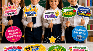 Фотобутафорія, 1 вересня, 1 клас, свято