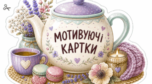  Мотивуючі картки «Чашка добрих слів»