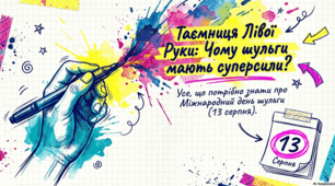 Міжнародний день шульги: історія, факти та особливості ліворукості