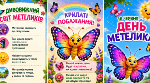 🌸 Дивовижний світ метеликів (буклет)