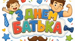 День Батька. Декорації до Дня Батька. Розтяжка до Дня Батька. Малюнки до Дня Батька.