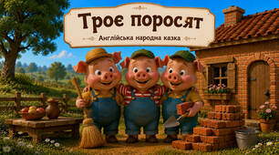 Англійська народна казка "Троє поросят"