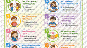 Стенд «Правила класу» для НУШ. Стенд для оформлення класу НУШ. стенд правила класу НУШ. правила класу НУШ.