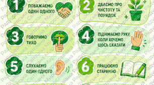 Стенд «Правила класу» для НУШ. Стенд для оформлення класу НУШ. стенд правила класу НУШ. правила класу НУШ.