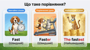 4 клас. Англійська мова. Ступені порівняння прикметників.