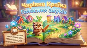 Робочий зошит «Чарівна країна Голосних звуків»