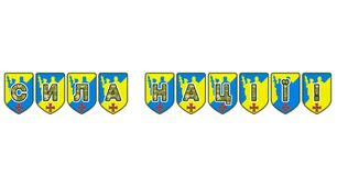 Патріотична тематична розтяжка «Сила нації!»