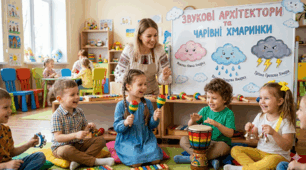 Музично-дидактична гра  «Звукові архітектори та чарівні хмаринки».