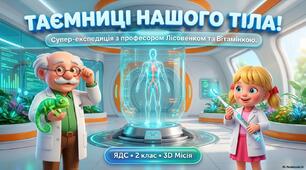 2 клас ЯДС "Як побудований організм людини".