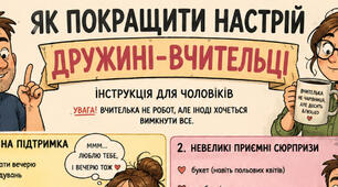 Як покращити настрій дружині-вчительці?