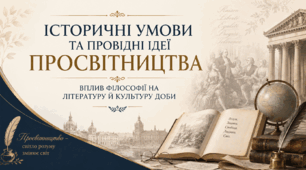 9 клас НУШ. Урок 2. Історичні умови та провідні ідеї Просвітництва. Вплив філософії на літературу й культуру доби.