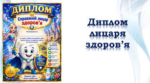 Диплом справжнього лицаря здоров'я