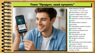 Продукт, який купують. Підприємництво і фінансова грамотність. 9 клас. НУШ (2026). До підручника Ролік В. та ін.