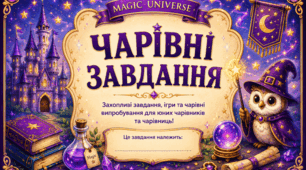 ВІДКРИВАЄМО ЧАРІВНИЙ СВІТ!