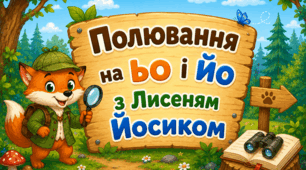 Вправа «Полювання на ьо і йо з Лисеням Йосиком»