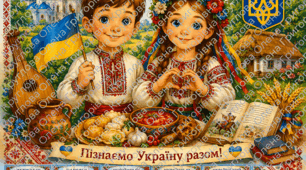 Ілюстраційна серія для дошкільнят та молодших школярів «Маленьким українцям про Україну»