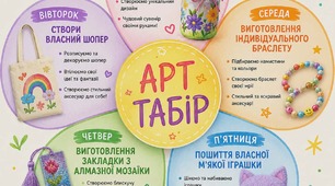 Програма літнього Арт табору для дітей 6-10 років