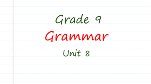 Prepare 9. Unit 8. Grammar