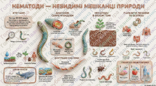 § 43. Нематоди. Матеріали до уроку